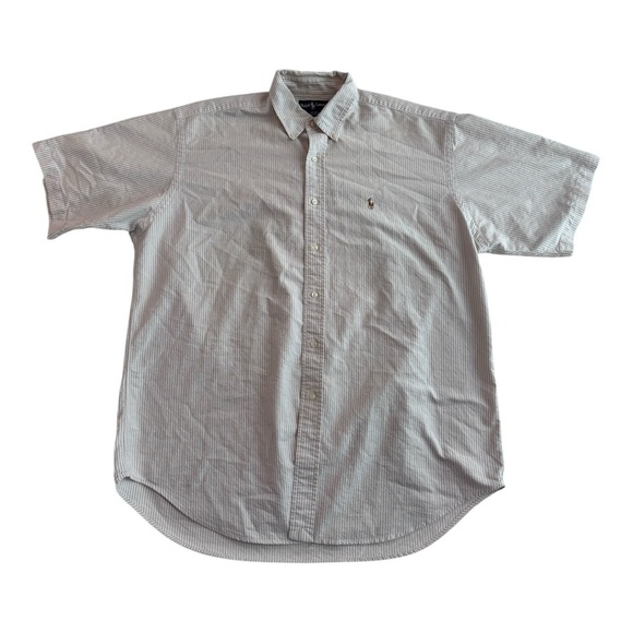 Ralph Lauren Other - Ralph Lauren “Blake” Short Sleeve Button Down Pin Stripe Shirt
